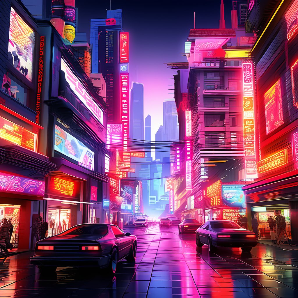 Model: Playground v2
Focal point: City
Image style: Realistic (Neon Punk)
#AI #AiArt #NeonPunkCity #CyberpunkVibes #UrbanFuturism #NeonAesthetics #CityLife #FuturisticArchitecture #VibrantCityscape