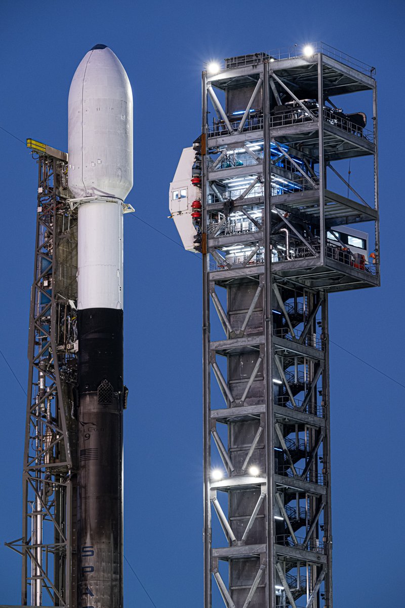 johnkrausphotos's tweet photo. Falcon 9 is slated to launch a Cygnus spacecraft to the International Space Station at 12:07pm ET today for the NG-20 mission. This marks the first flight of Cygnus on a Falcon 9 and the third overall launch vehicle family for the vehicle after Antares and Atlas V. https://t.co/XrsIIJ98S2