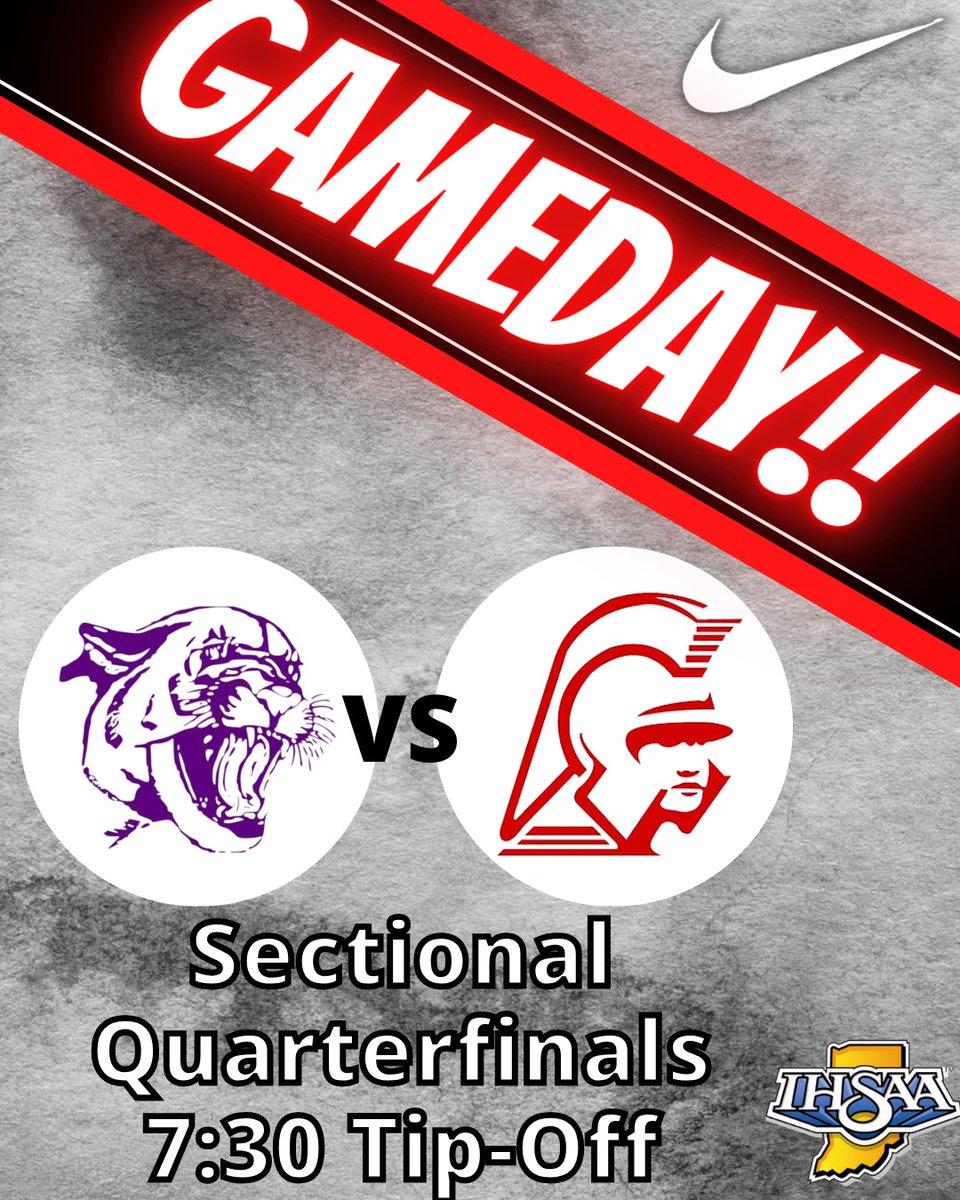 🚨GAMEDAY‼🚨

📍 Vs.: @BHSS_Athletics
📍 Time: 7:30 Tip-Off
📍 Location: Mooresville HS
📍 Game Notes: 
- IHSSA Sectional #13 Quarterfinal
- Livestream: ihsaatv.org/CGSportsNetwor…

#GoTrojans🔴⚪🏀

@CGSportsNetwork @CGTrojansAD