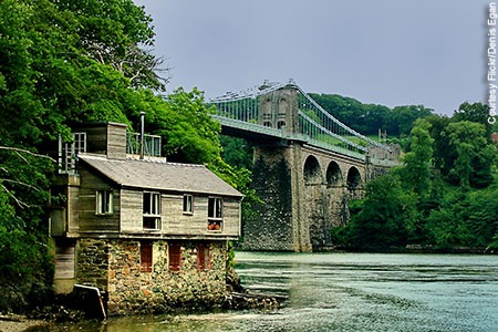 The world’s 1st modern suspension bridge opened #OTD in 1826. 

Designed by the prolific civil engineer Thomas Telford, the Menai Suspension Bridge’s main span was 579 feet, the longest ever attempted at the time: bit.ly/3wy77FF #VisitASCELandmarks