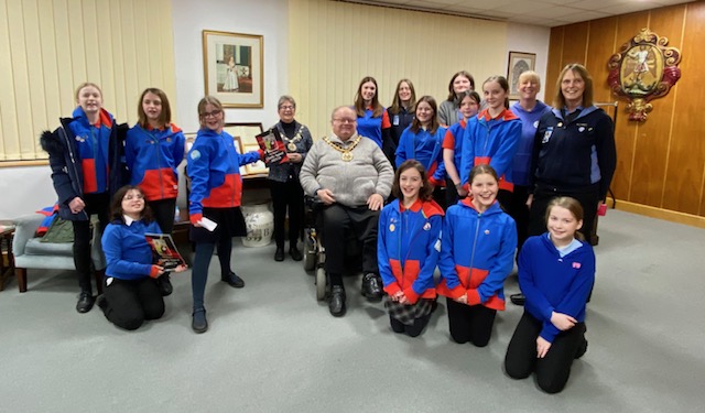 Thank you 1st Tadley Guides for coming to the civic offices and for your influencer badge presentation about considering local issues and how to contact MPs, councillors, headteachers etc. It was an honour to present you with your badges afterwards. Well done to you all.