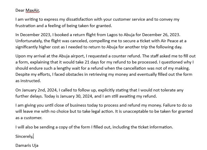 damauja's tweet photo. @MaxAirLtd Kindly treat as urgent.
@FAAN_Official @fccpcnigeria https://t.co/DnPOqJERqc