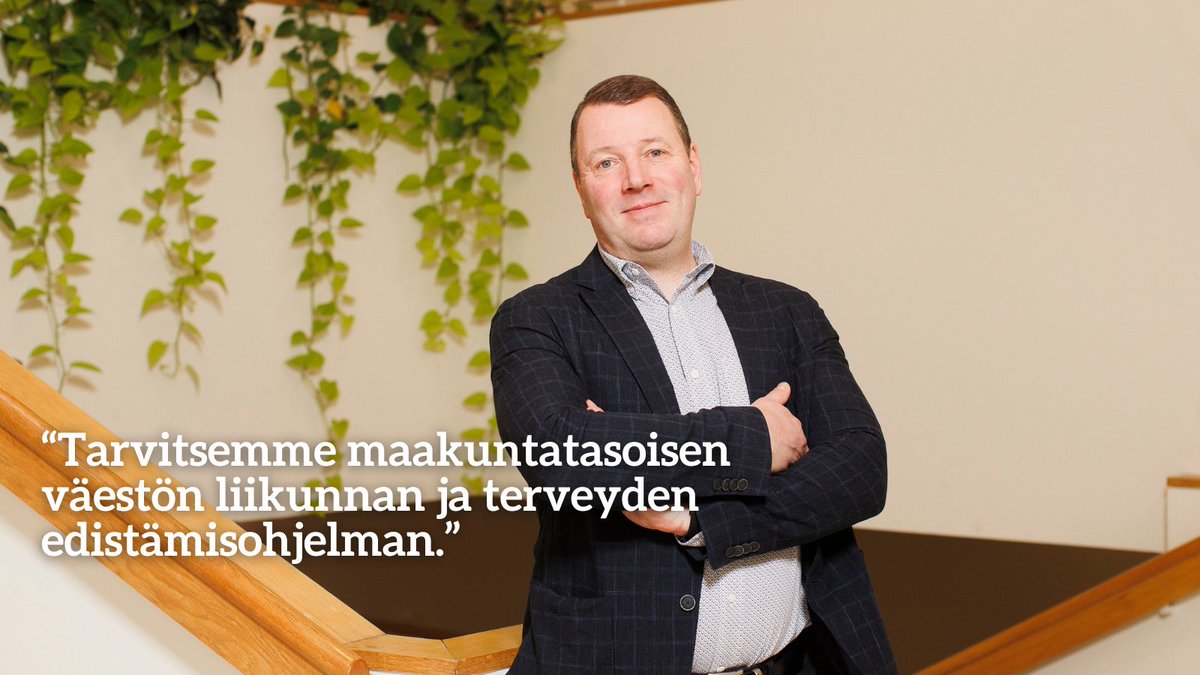 Sami Kokko on uusi terveyden edistämisen professorimme <a href="/JYUsport_health/">JYU Faculty of Sport and Health Sciences</a> 

Kokko tutkii terveyden edistämistä toimintaympäristölähtöisesti ja haluaa käynnistää monitieteisen ja laajan maakunnallisen liikunnan ja terveyden edistämisohjelman. 

Tutustu 👉 r.jyu.fi/EqT