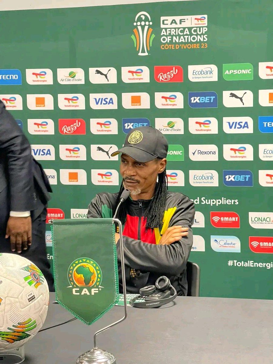 lataniere237's tweet photo. 𝐑𝐢𝐠𝐨𝐛𝐞𝐫𝐭 𝐒𝐨𝐧𝐠, 𝐂’𝐞𝐬𝐭 𝐓𝐞𝐫𝐦𝐢𝐧𝐞́ ❌❓

🦁🇨🇲 Le sélectionneur manager des Lions Indomptables Rigobert Song Bahanag ne devrait pas être reconduit à son poste à la fin de son contrat actuel qui court jusqu’au 29 février, nous apprends @cfootcameroun  

Il quitterait donc ce poste avec à son actif un bilan de 23 matchs, 6 victoires, 8 nuls et 9 défaites à la tête de la sélection nationale 🇨🇲