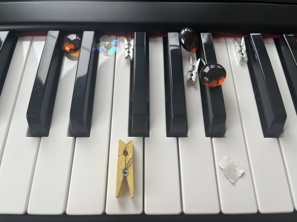 A day in the life of a music therapist… All objects were strategically placed for that moment 🎹