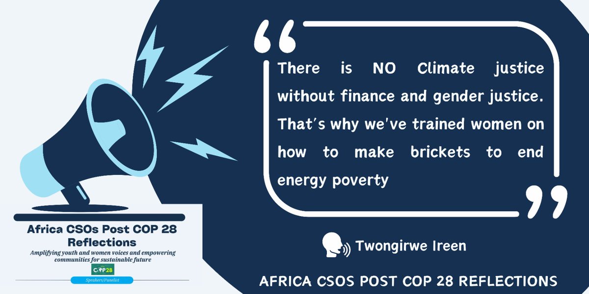 FemnetProg's tweet photo. @cop28 @CedricDzelu @ClimateWed @AfClimateSummit @Afriscience @WBG_Climate @EVA_Nigeria @PACJA1 @aacjinaction @WWF_Kenya @CARE @AYCommission African women are sowing the seeds of hope even though we are disadvantaged by the climate change. More if thus conversation is here https://t.co/GkPBzkb9l9 tweet out using #AfricaPostCOP28 ✊🏾#PostCOP28
⚡ #ACCJinAction #AfricanFeministStories https://t.co/YfXkNIwjcy