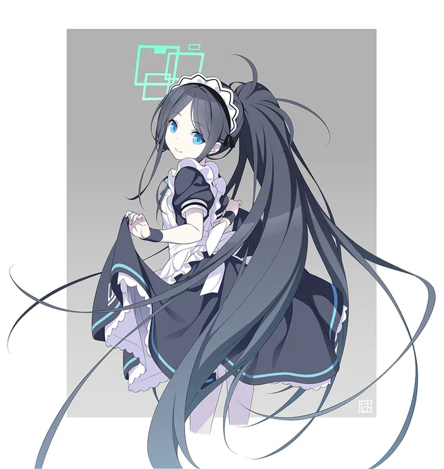 アリス(メイド)#ブルアカФ('∀`) 