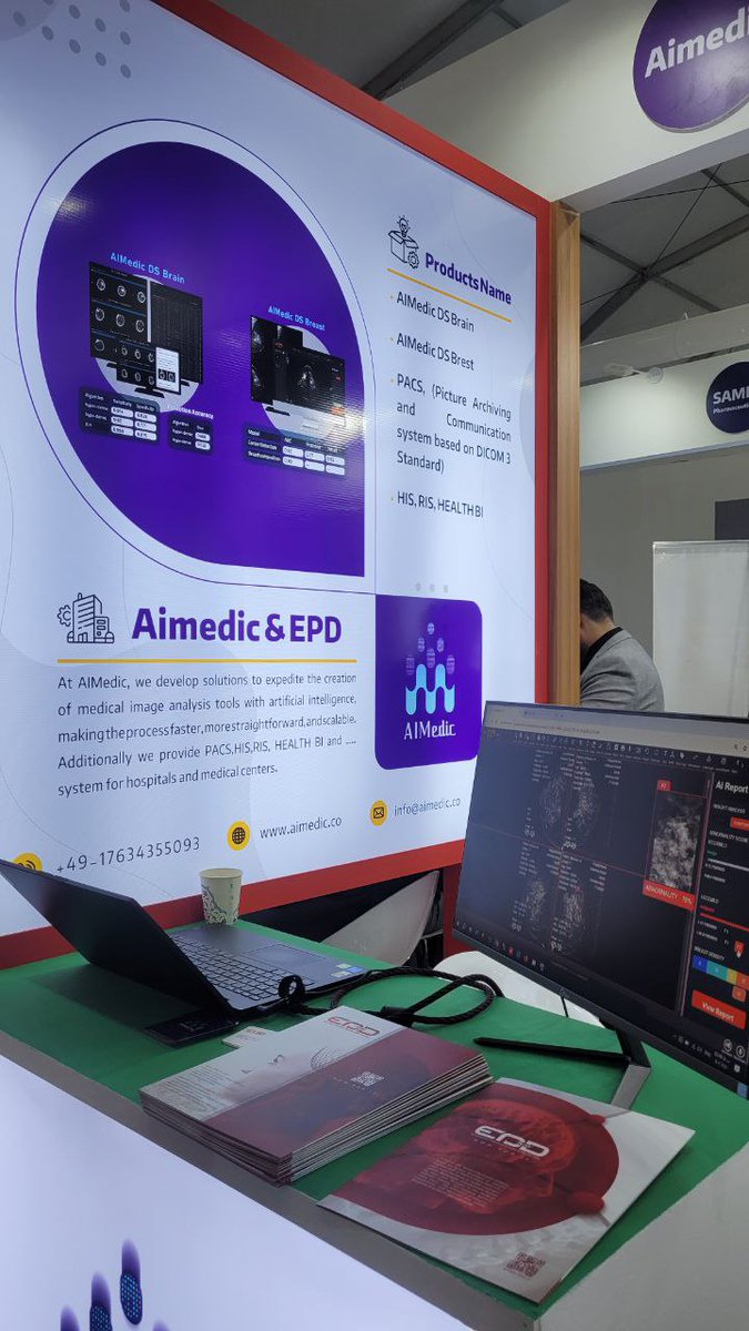 aimedic_co's tweet photo. AIMedic in the #ArabHealth2024
Let's connect and talk.
#AI
#MEDICAL
#MEDICAL_IMAGING
#radiologist
#radiology
#mammography
#Breastcancer
#ctscan
#cancer
#ct_brain https://t.co/wIVY4wnqg2