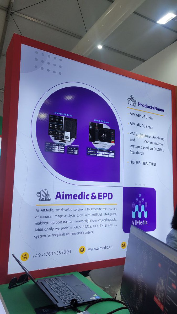 aimedic_co's tweet photo. AIMedic in the #ArabHealth2024
Let's connect and talk.
#AI
#MEDICAL
#MEDICAL_IMAGING
#radiologist
#radiology
#mammography
#Breastcancer
#ctscan
#cancer
#ct_brain https://t.co/wIVY4wnqg2