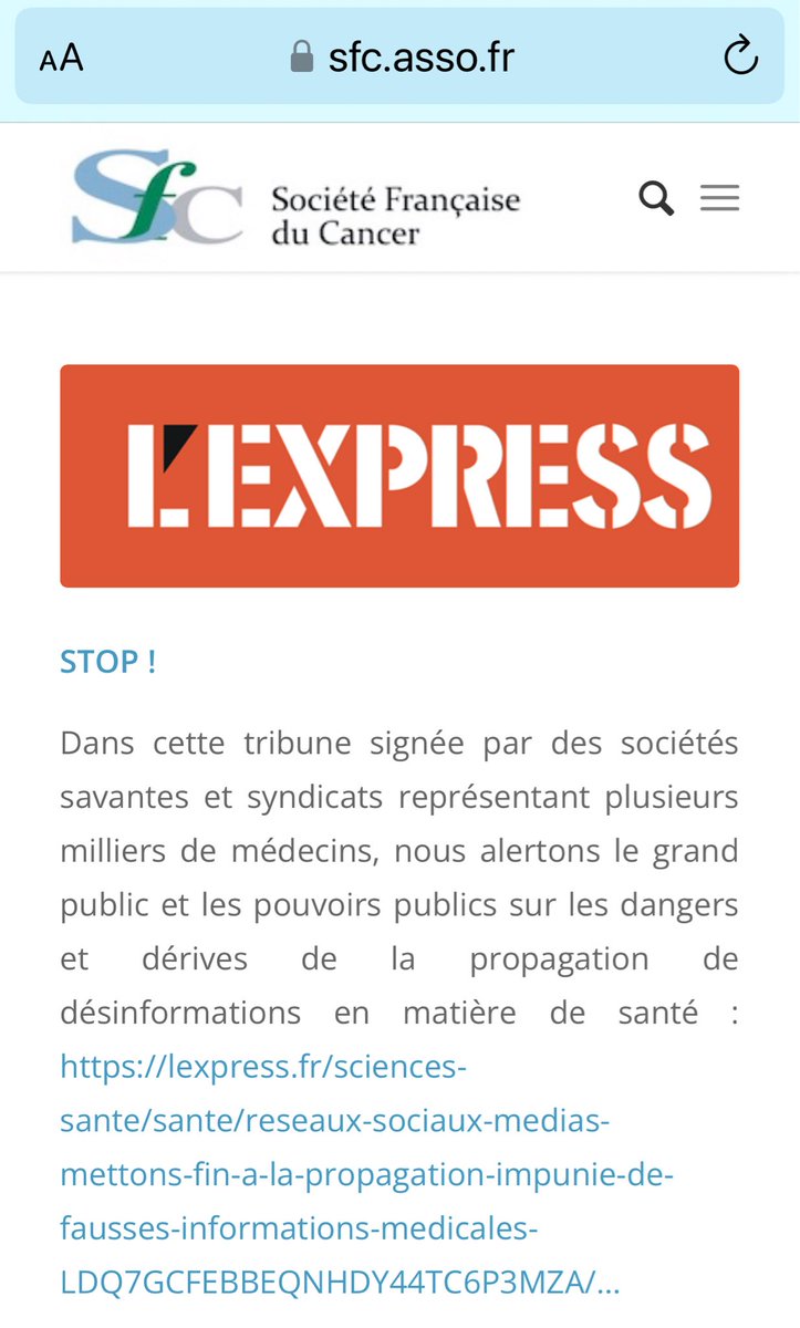 Dr Jérôme BARRIERE, MD. tweet media