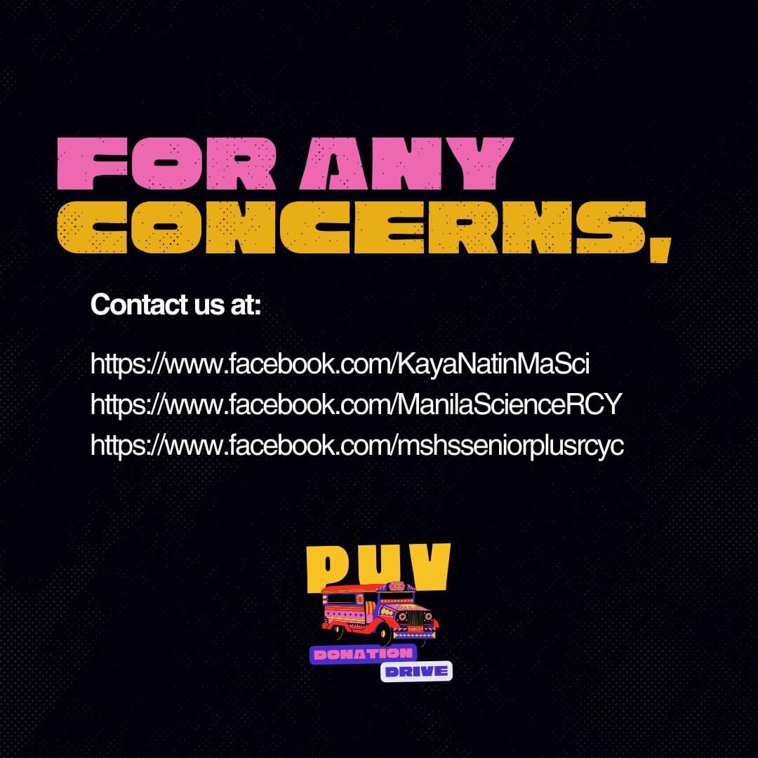 mshsRCY's tweet photo. *beep*
*beep* 🔔

MSHS Red Cross Youth, along with Kaya Natin! Youth MaSci and DLSU SHS Manila Student Council, opens a donation drive to help drivers affected by the PUV Phase Out implementation. 🚦 https://t.co/X5SB7o6eea