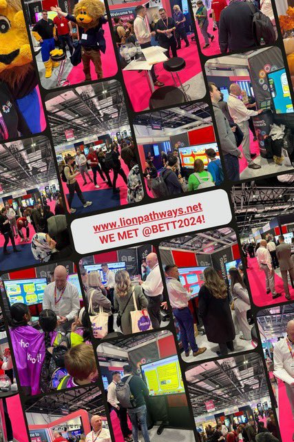 #BETT_Global <a href="/AaronLionLearn/">Aaron Wright</a> and the team had a great show and met hundreds of new and interested educators, leaders and professionals all seeking a primary-phase solution to support teaching and learning. Why not join them and contact us at lionpathways.net