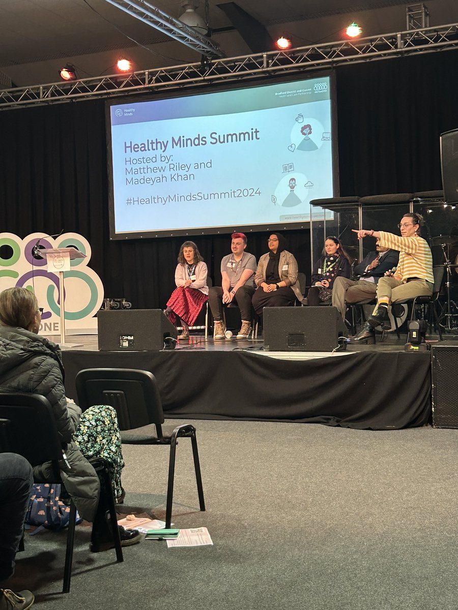 Amazing panel discussions about the importance of power and how we make sure we involve people in their care giving decisional power to individuals and not services about care. #PowerBitch #HealthyMindsSummit24 #ActAsOne