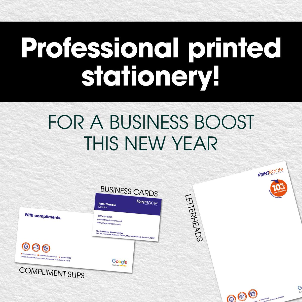 ThePrintRoom__'s tweet photo. Does your insurance broker business or insurance company make a professional first impression?🤷🏽

The Print Room, Bolton’s huge range of business stationery has got your company covered, helping you to make an excellent first impression in 2024.

📲https://t.co/kT4pICuEmC https://t.co/tDUgd24QlC