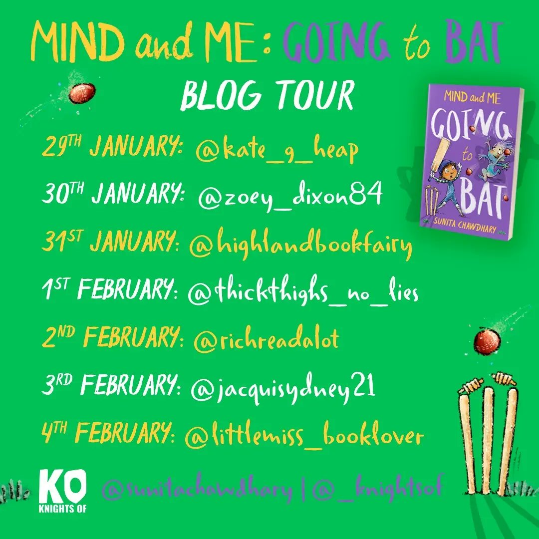 Zoey_Dixon's tweet photo. 📢 It's a Book Blog Tour post

📚 Mind and Me: Going to Bat @sunitachawdhary 🏏 

This is such a fun series and perfect for readers who are ready for slightly longer, but still illustrated, chapter books.

Full review at
https://t.co/tKgug8LsOA

#GoingToBat https://t.co/KcHwayjkYW