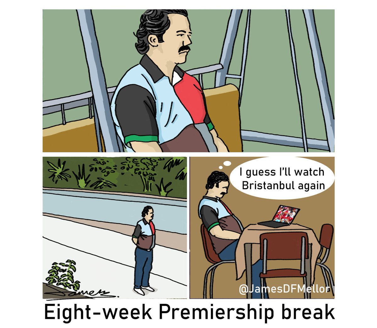 JamesDFMellor's tweet image. The #GallagherPrem taking a long old break for the #SixNations.