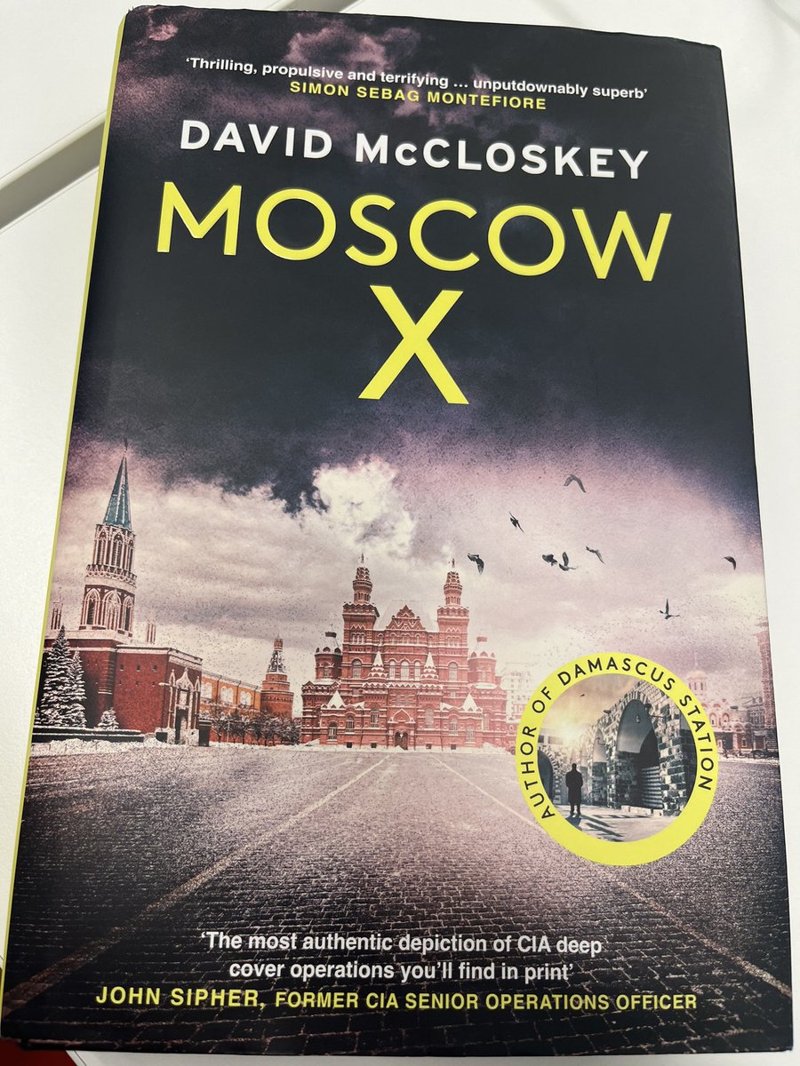 Addictive with a big capital A! Sometimes only a book will do.  #literature #spynovels
<a href="/mccloskeybooks/">David McCloskey</a>