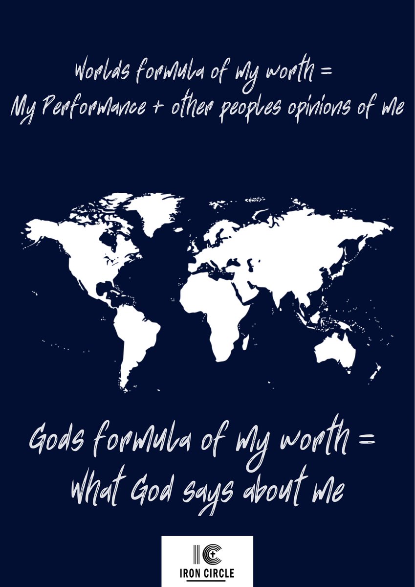 Was reminded this morning on our Iron Circle call, that, no matter what I think or the world thinks about me - the only Truth is what God SAYS about me. 🙌🏼 @GR_Keith @kade_mcgee7 @RonnieJankovich @TobiasJacobi1 @SCcoachEvans @KurtzM3 @CoachRichB