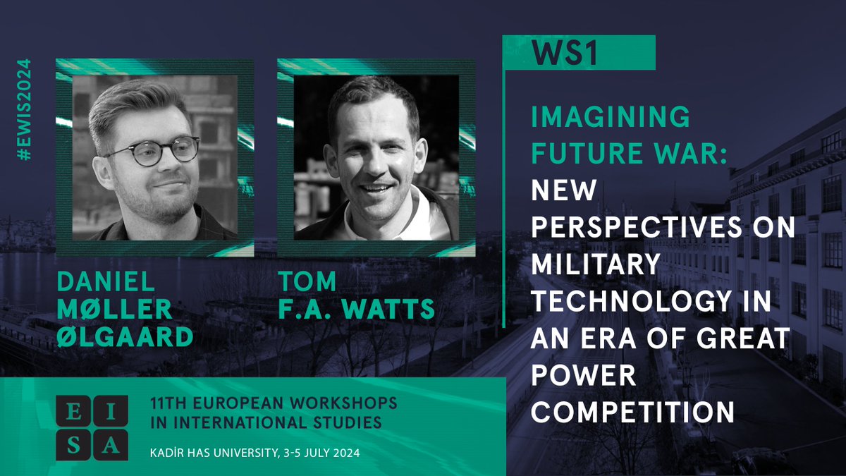 🧐Just under a week left until the deadline for #EWIS24 submissions. So get those abstracts on #futurewar, #EDT, #STI and #greatpowercompetition in soon: eisa-net.org/ewis-2024/abst…  @europeanisa @Tfawatts @RealBeke @RubeBiegon