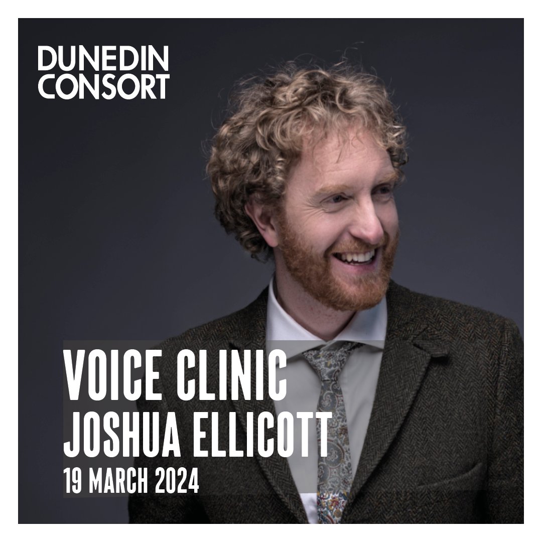 🎉The final clinic of our 2023/24 season is with tenor Joshua Ellicott who will be joining us to sing the Evangelist in our upcoming Matthew Passion. 🎉

For more information and to apply, check out the link below👇
dunedin-consort.org.uk/learning-and-p…