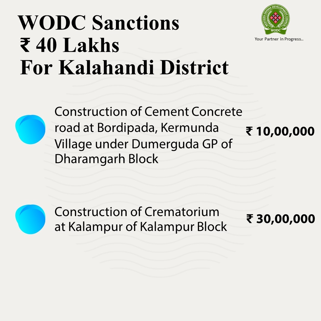 #wodc #YourPartnerInProgress #Kalahandi #Dharamgarh_Block #Kalampur_Block