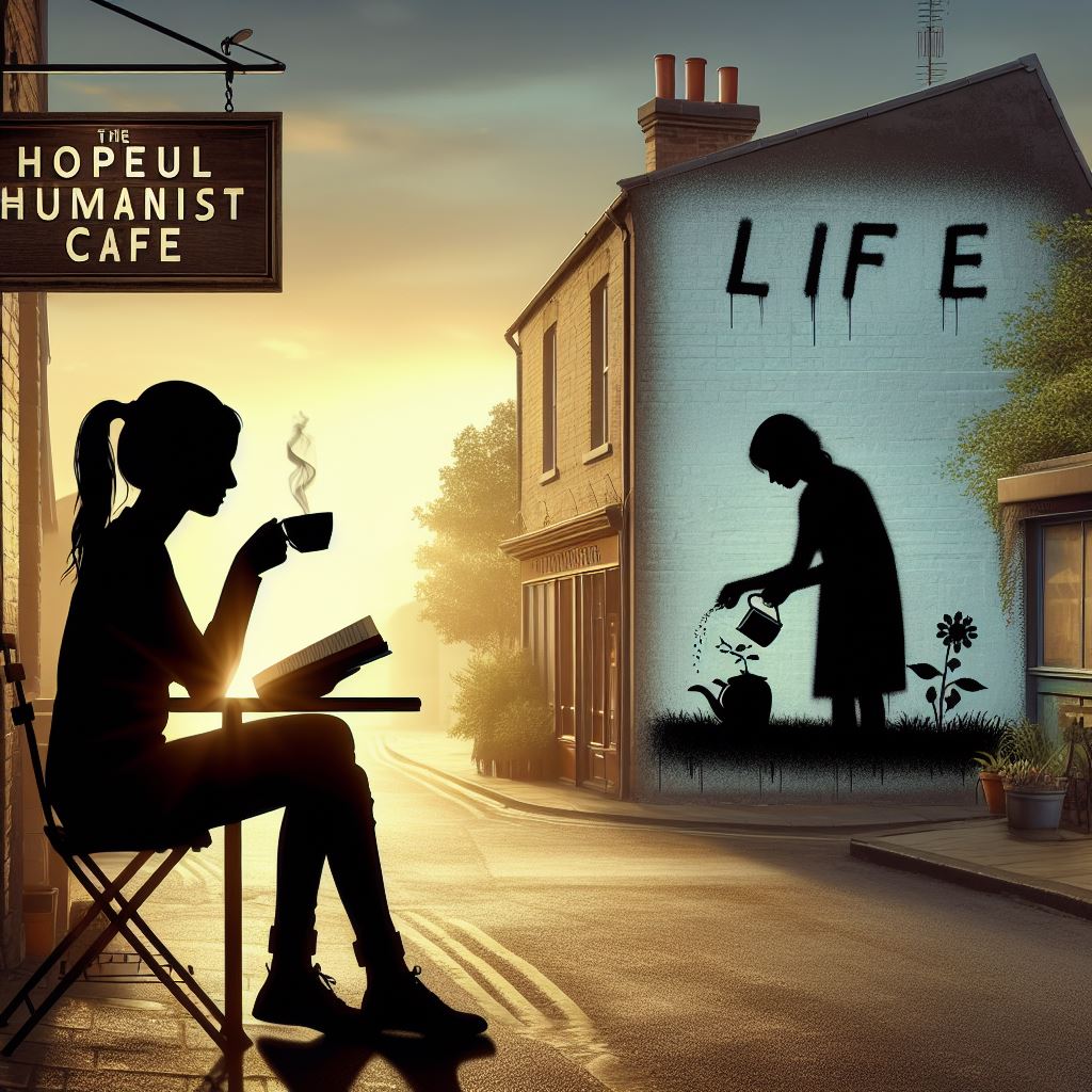 HopefulCafe's tweet photo. #Aibsurd #Images Me and my co-copilot

What is the novel first sentence for this aibsurd creation?

#life #create #ownership #inspire #absurd #WritingCommmunity #author #jounral #prompt #parallel #seeds #books #dawn #play #novel #first #sentence #think #art #feel https://t.co/iDwLmhm7sC