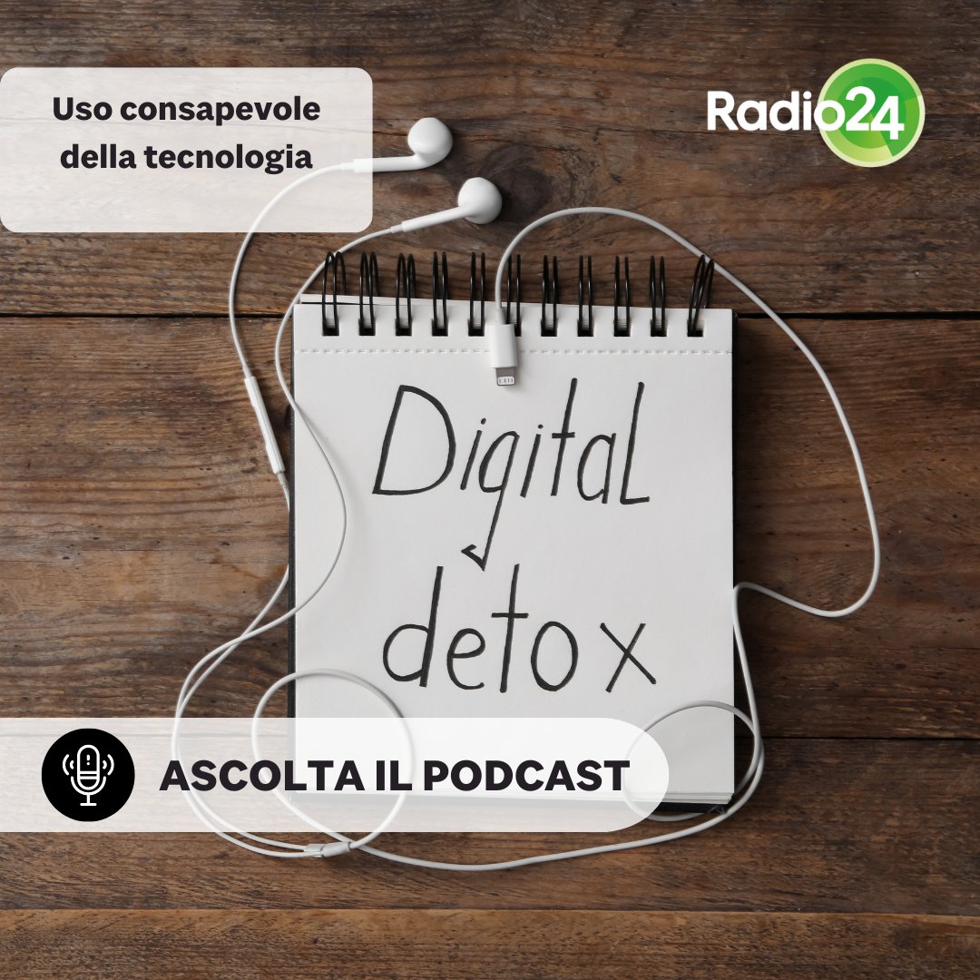 Uso consapevole della tecnologia ASCOLTA QUI radio24.ilsole24ore.com/programmi/obie… #30gennaio <a href="/AlessioCarciofi/">AlessioCarciofi</a>