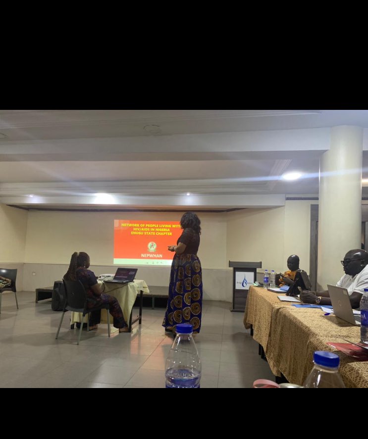 Last week, @Everlovly represented us at a meeting organized by @ensacaorg This was a Technical Working Group (TWG) meeting to discuss plans to further evaluate and reinforce efforts towards reducing the HIV/AIDS prevalence rate here in Enugu State, Nigeria.