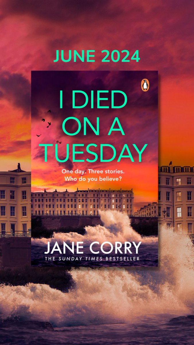 COVER REVEAL FOR MY NEW PENGUIN NOVEL 'I DIED ON A TUESDAY' 18 year old Janie is leaving home for a new life. Rockstar Robbie has a shocking secret. Witness supporter Vanessa needs to make amends. But the past has caught up. To pre-order, click waterstones.com/book/i-died-on…