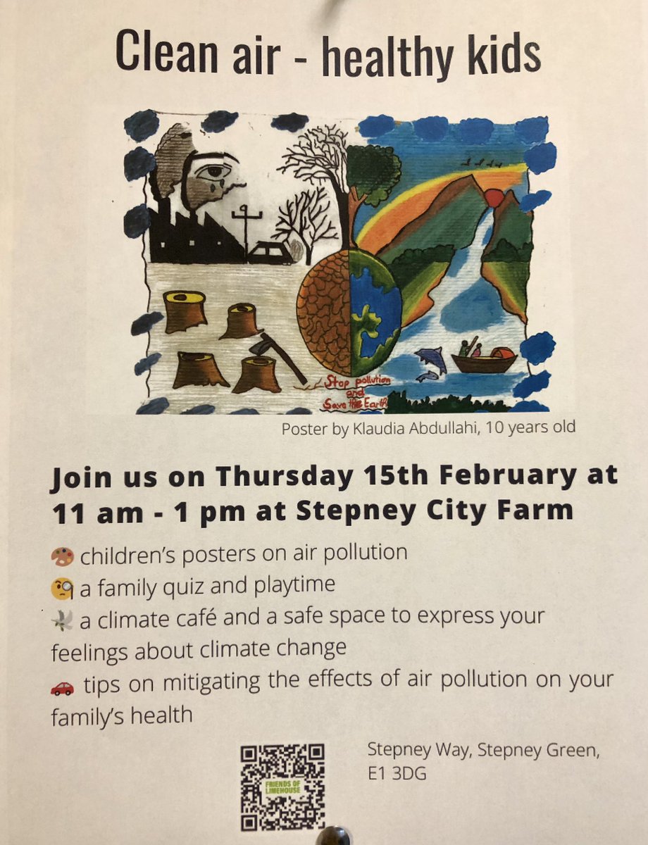 February Half Term - Free Family event @StepneyCityFarm 👀 🫁 🎨 💭 from Friends of Limehouse 🫁 - Looks great!