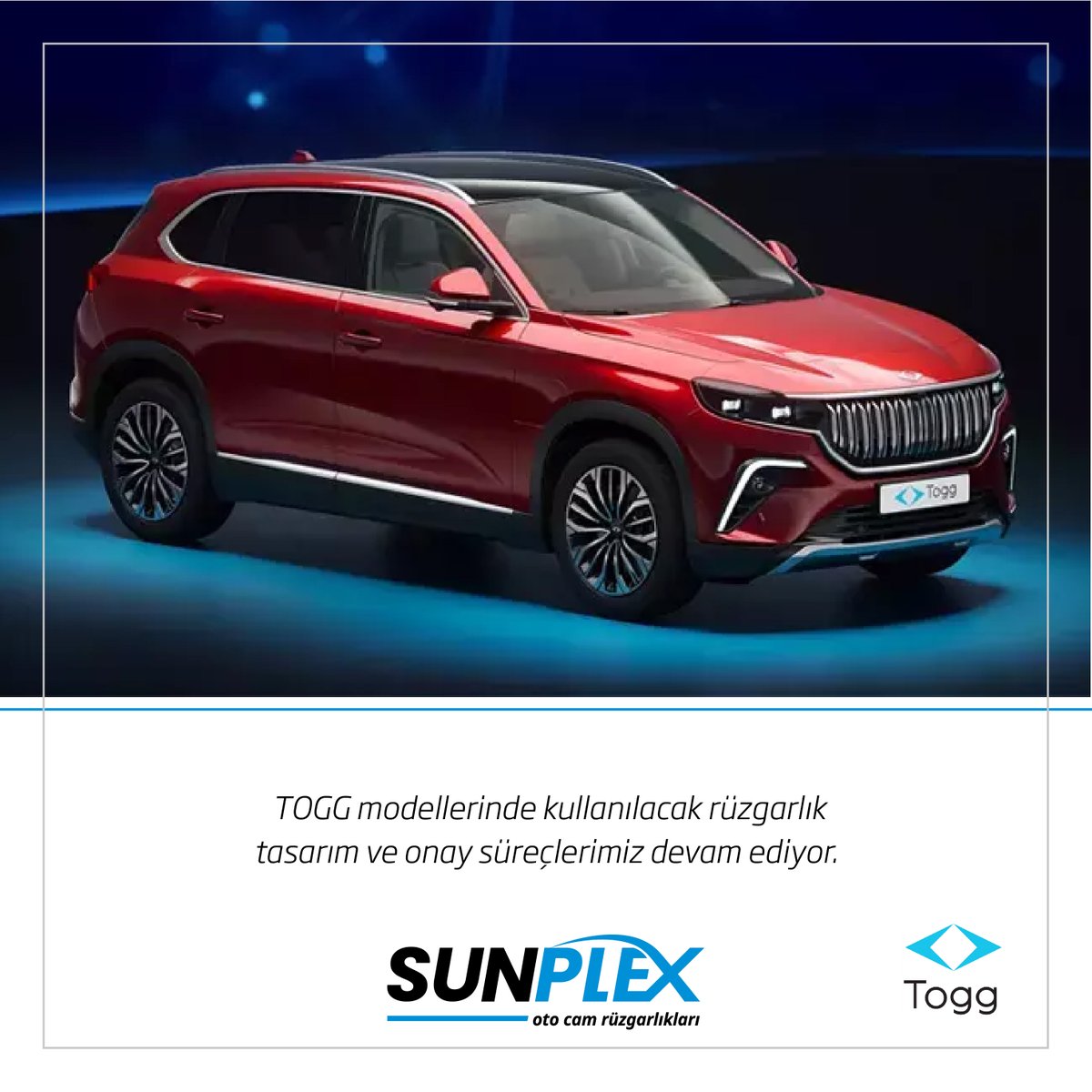 TOGG modellerinde kullanılacak rüzgarlık tasarım ve onay süreçlerimiz devam ediyor.

_
#sunplex #sunplexwinddeflectors #winddeflectors #winddeflector #otocamrüzgarlıkları #TOGG #otoaksesuar #otomotiv #araçaksesuar #araç