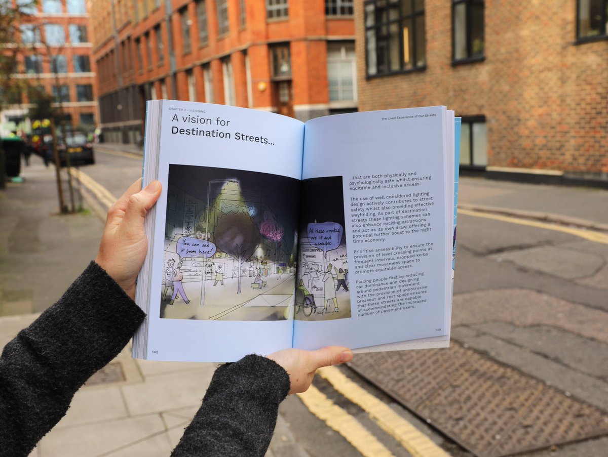 Property X-Change (@px_change) on Twitter photo Commissioned by <a href="/CrossRiverPship/">Cross River Partnership</a>, NOOMA studio has published a book on ‘The Lived Experience of our Streets.’ It presents a vision to create more ‘equitable and accessible streets for all users across London.’
🔗 Access here in PDF format:
crossriverpartnership.org/wp-content/upl… Commissioned by <a href="/CrossRiverPship/">Cross River Partnership</a>, NOOMA studio has published a book on ‘The Lived Experience of our Streets.’ It presents a vision to create more ‘equitable and accessible streets for all users across London.’
🔗 Access here in PDF format:
crossriverpartnership.org/wp-content/upl…