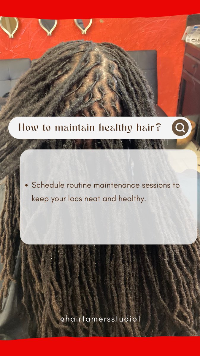 HairTamer's tweet image. How to maintain healthy hair
Incorporate palm rolling to maintain the shape and tightness of your locs.
dreadlock maintenance black people
dreadlock maintenance black girl
#dreadlock #maintenance #techniques
#repairing #dreadlocks

best dreadlock maintenance
damaged dreadlocks