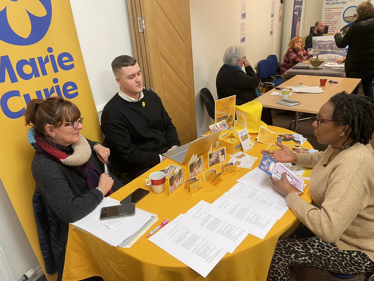 Great to be at the @EastDunVA Volunteer Fair! Meeting some fab folks who want to share their skills and experience to support @MarieCurieSCO as #volunteers