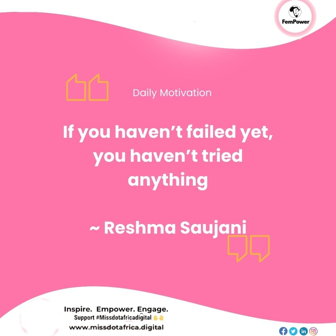 MissdotAfrica's tweet image. No failure, no progress. Embrace the journey, including its bumps! 
Visit our website missdotafrica.digital

 #JourneyToSuccess #FailureIsProgress