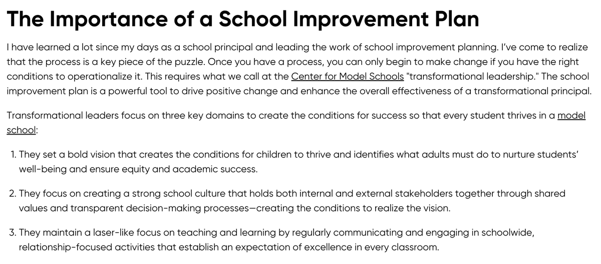 What's one piece of advice you'd give a new leader about creating &amp; using a powerful school improvement plan?

(Inspiration via <a href="/HMHCo/">HMH Education</a> at the link ⬇️)

hmhco.com/blog/what-is-a…