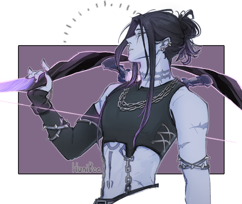 HuniBeeArt's tweet photo. Halls CN design will be the end of me🫐
#Dislyte #Dislytefanart https://t.co/cJsolHT8WS