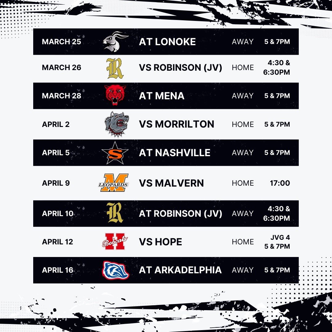 MinersSoccer's tweet photo. The 2024 Bauxite Miners Soccer Schedule! Mark your calendars now to come out and support our girls and boys soccer teams! #GoMiners⛏️⚽️ https://t.co/qp9fXYmsFH