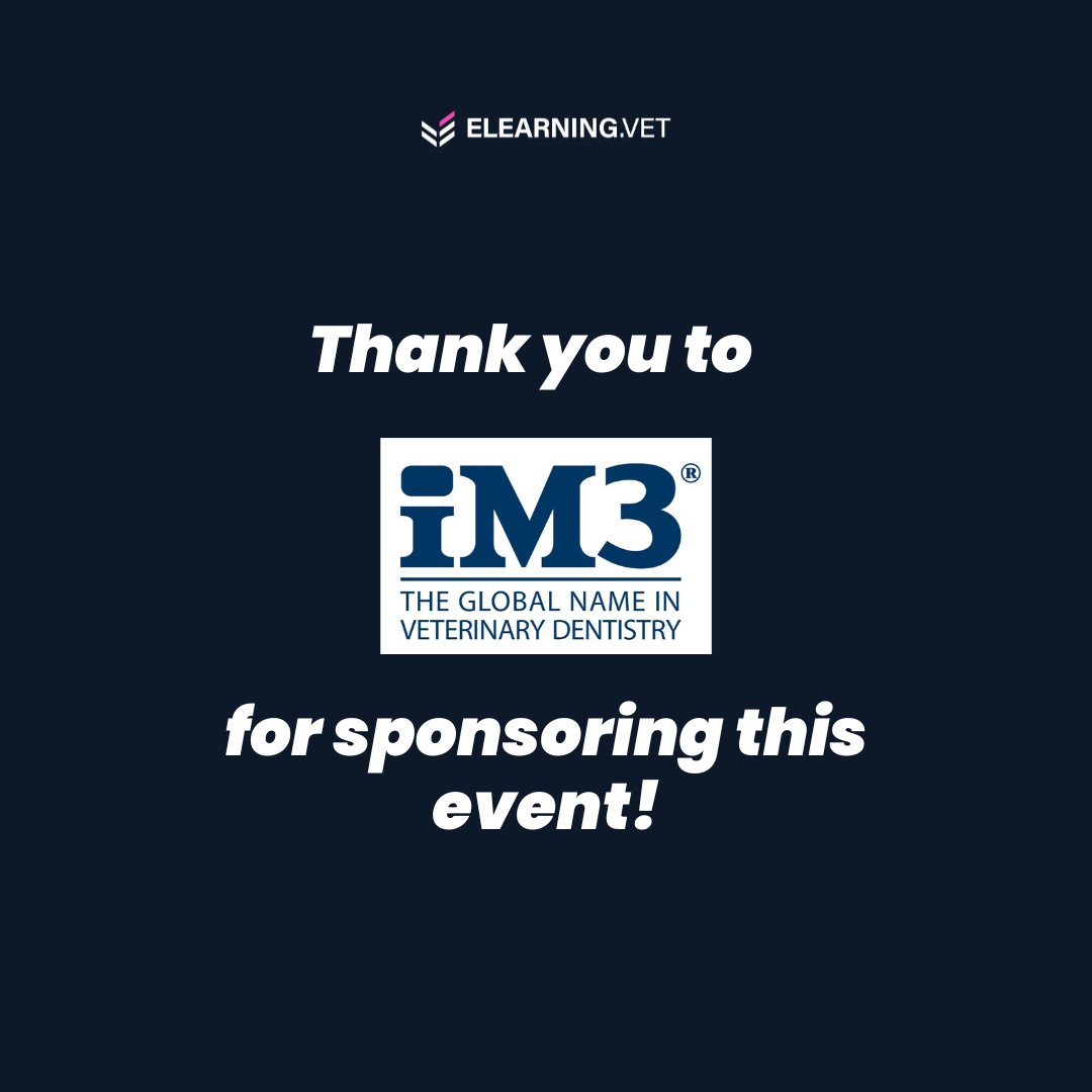 ElearningV's tweet image. Join us tomorrow at 8pm for A Masterclass in Maxillary Fourth Premolar Extraction in Dogs! 🦷

🆓 FREE EVENT in association with iM3 Dental! Register: i.mtr.cool/vckaocxhmu