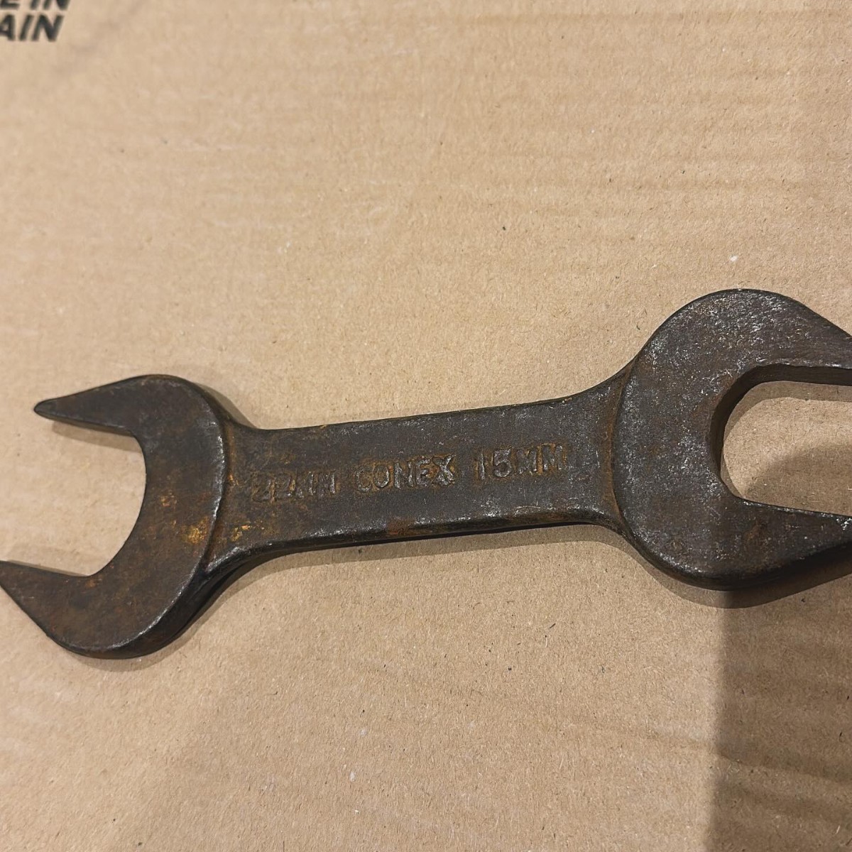 50 years old and still working a treat, a classic Conex! 🔧 #ConexBanninger #ConexCompression #KingofCompression #Spanner #Tools