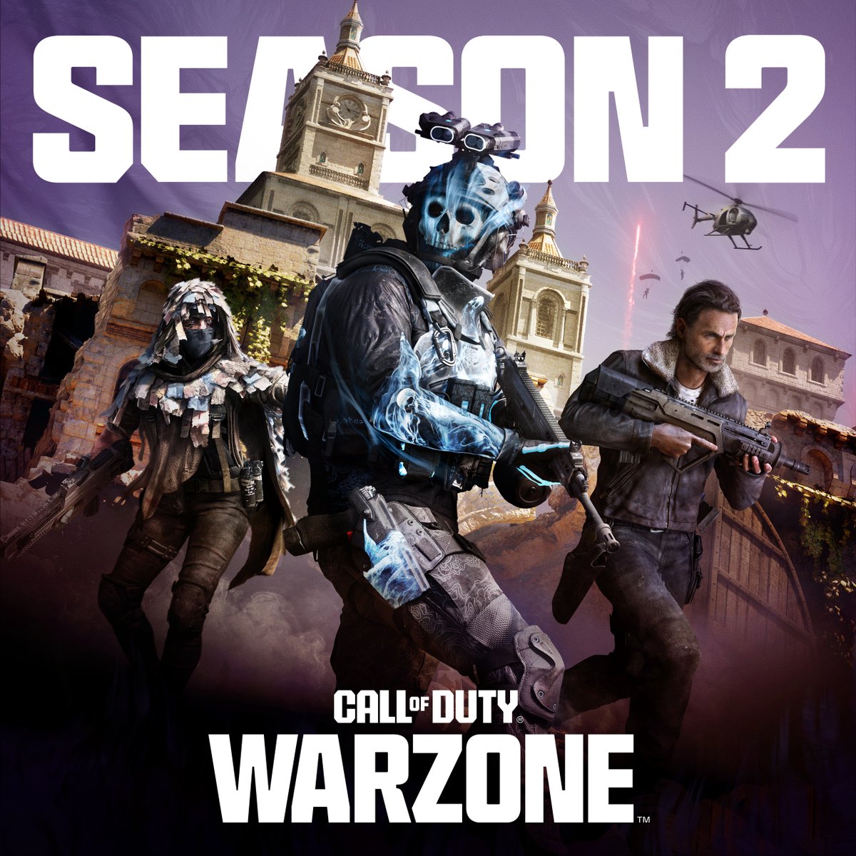 CallofDuty's tweet photo. Hunt to survive ☠️

Face the Horde in Season 2 of Call of Duty #Warzone and #MW3 coming February 7 🧟‍♀️ https://t.co/t2lSr0Nf0N
