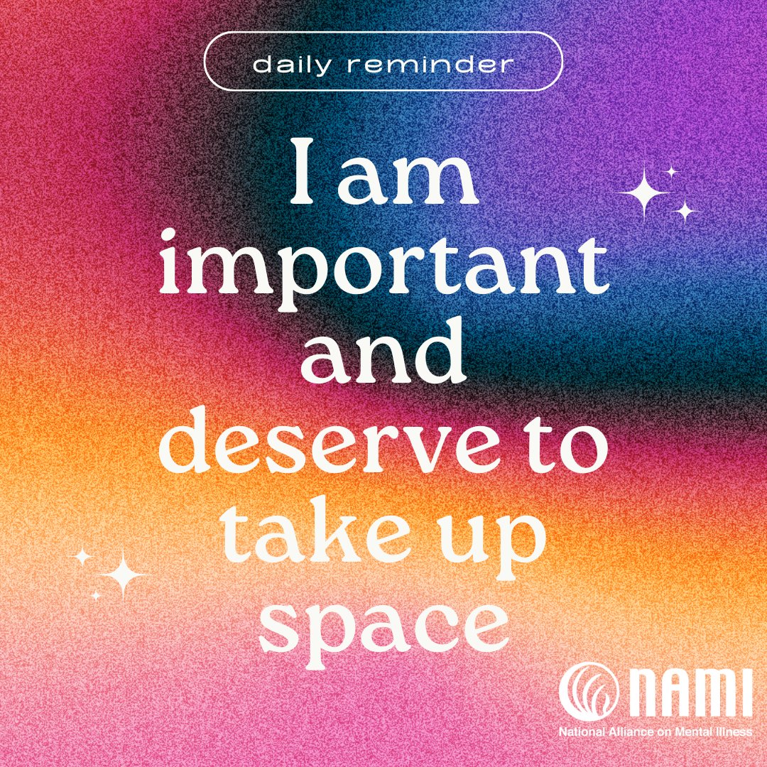 Don't forget "YOU ACTUALLY MATTER!"