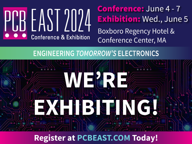 Introducing EMX as an exhibitor at PCB East! Learn more about their #PCB and #electronicManufacturing services at the #electronics industry's #eastcoast trade show on June 5th in the #greaterboston area.

#pcbmanufacuring #PCBproductionEquipment #PCBsupplies #electronicComponents