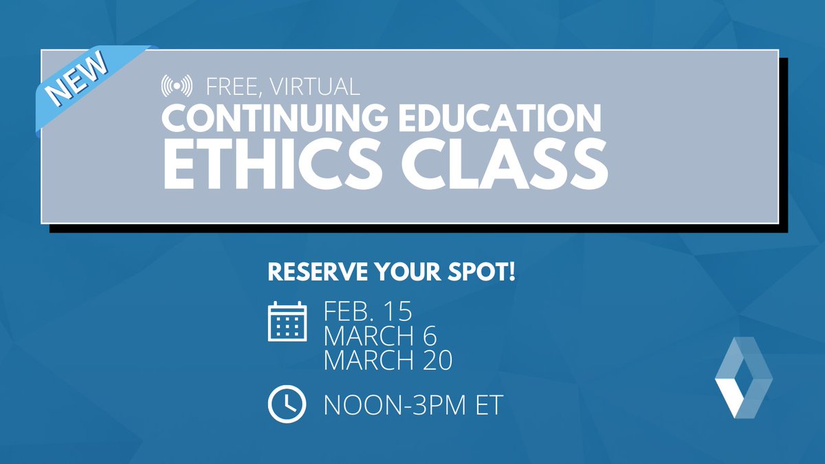 Calling all agents! We've got a brand NEW course for you. Our free, virtual continuing education ethics class provides you with thought-provoking discussion while meeting your license requirement. Reserve your spot today; space is limited: afgroup.com/education