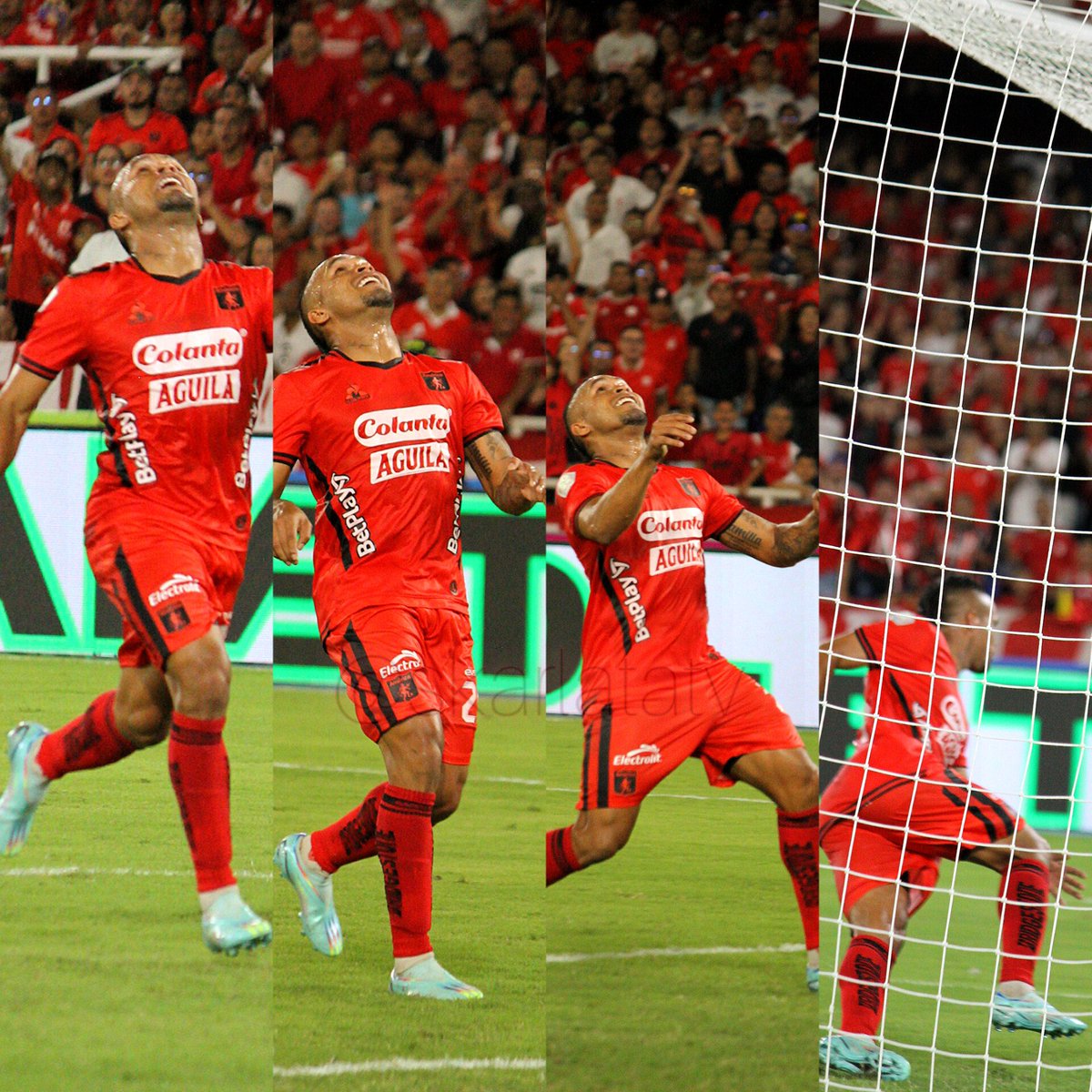 skarlatatv's tweet photo. #fototime #americadecali . Que momento captado por nuestro #lente justo en el momento del #Gol https://t.co/cI9QdoiDaG