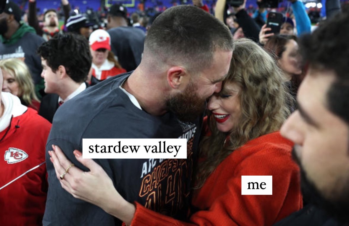 gymdevilsfan's tweet photo. shoutout to taylor and travis for the hundred meme templates they provided 

#stardewtrayvis #mco335 https://t.co/hKFoMhFdSV