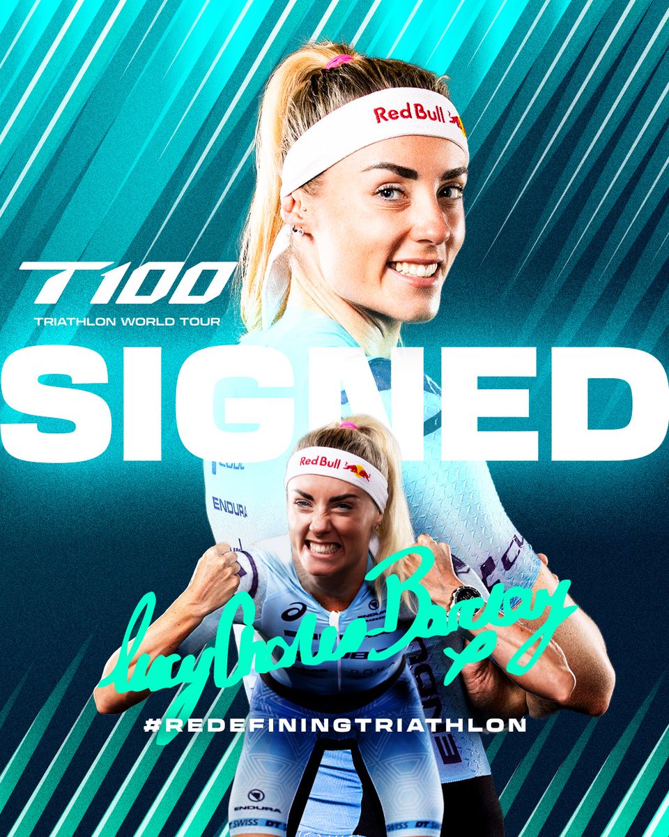 Lucy Charles-Barclay signs up for the first ever T100 Triathlon World Tour! #RedefiningTriathlon READ MORE: protriathletes.org/media-releases…