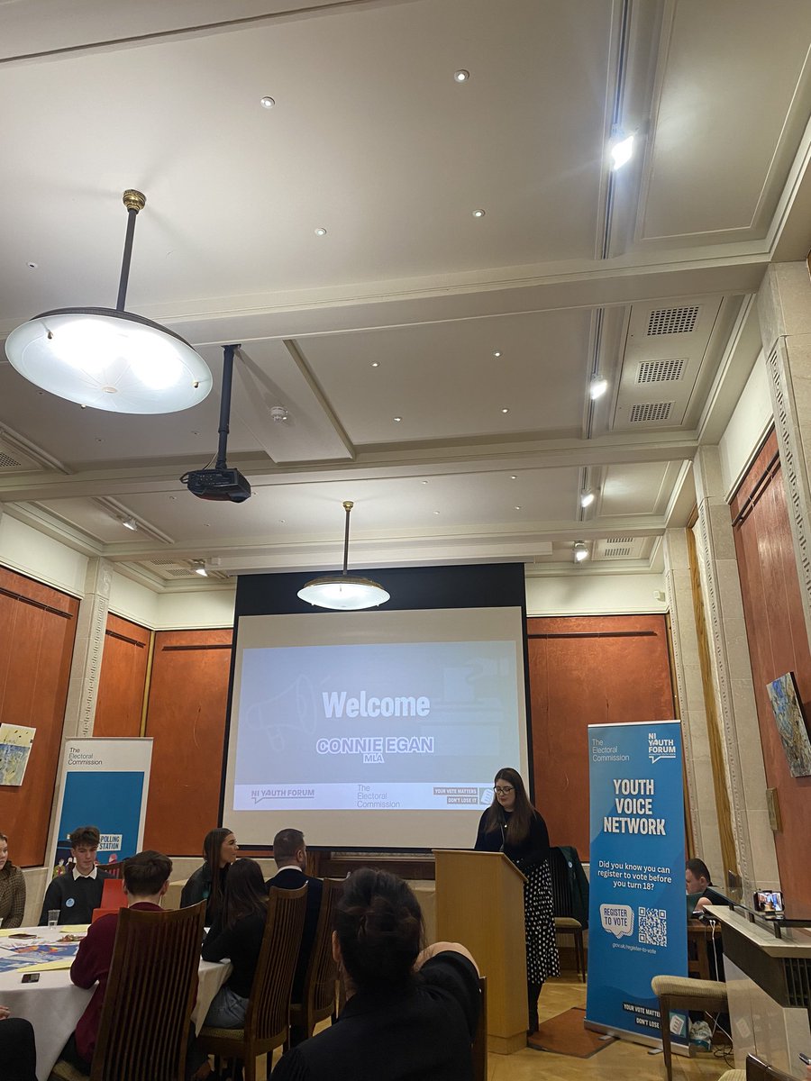 carlahannan_'s tweet photo. Amazing event yesterday hosted by @NIYF Electoral Commission group for #welcometoyourvoteweek 

It is so important young people are included in the decision making process regarding issues that affect them. 

Well done to this lot for hosting such an important event! https://t.co/dRvrrWaDaN