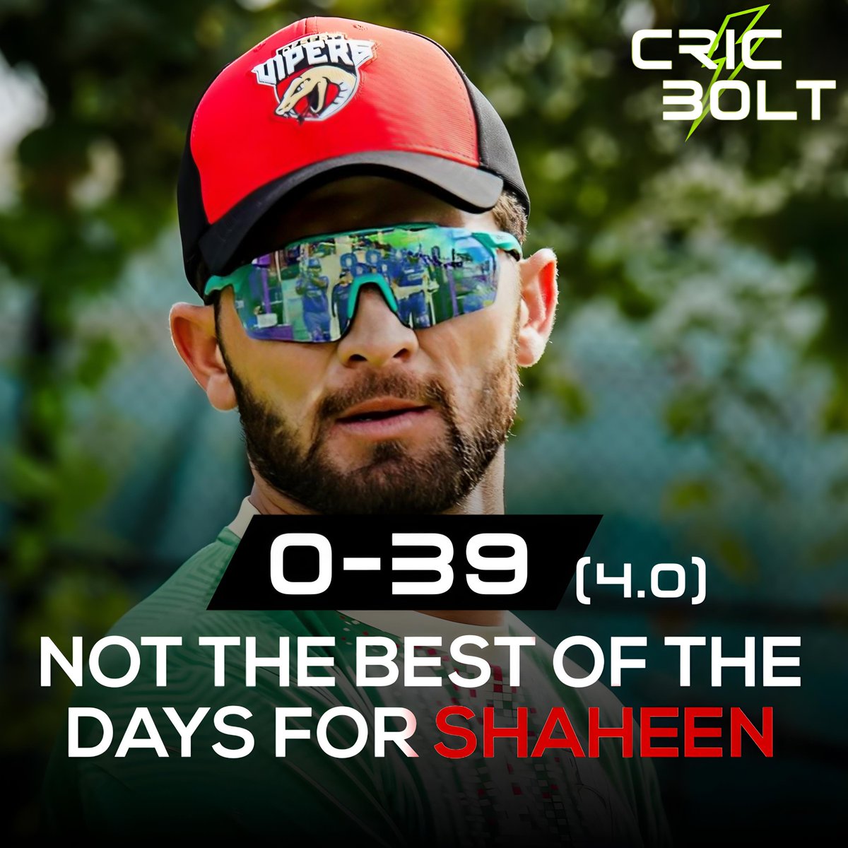 Tough Day For Shaheen 
.
.
.
.
#Cricket #CricketTwitter #Crypto #cricketupdate #cricketnews #cricketlover #eyeloveyou #cric_bolt #news