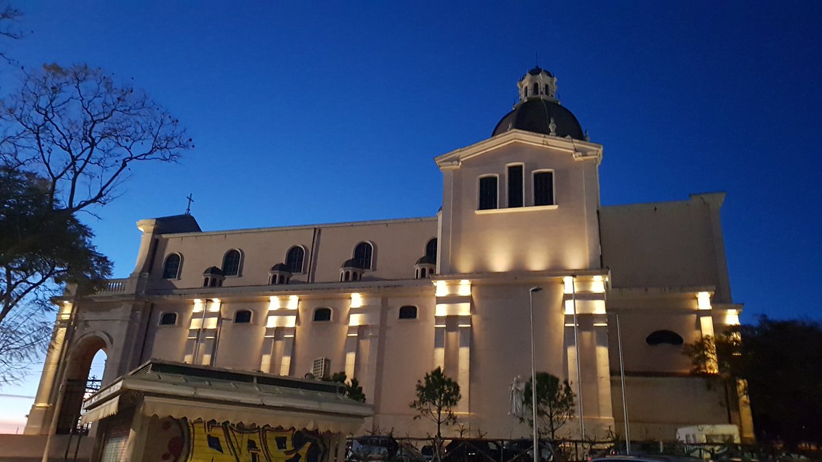 Blue_suede_lad's tweet photo. #basilica di #bonaria prospetto laterale destro https://t.co/sJAJVimcB1